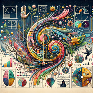 The golden ratio, Minimalist art Circuit, boards, circuitry, diagrams Cellular structures, DNA, circuit boards, colorful wires,  asian and Egyptian  graffiti, lie detector graphs, cardio, printout , branches infinity sign, cave, Art, handprints, distant birds flying, flowering vines, abstract, painting, Broccoli Fibonacci sequence