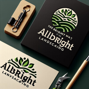 Albright landscaping, 
the bright way, 
is the Albright way