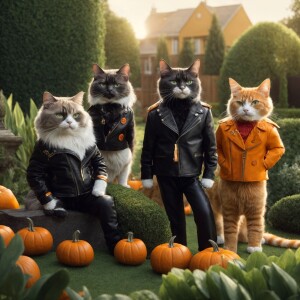 Image is a digital illustration featuring three anthropomorphic...