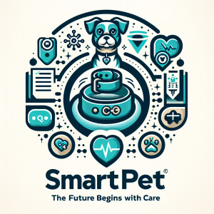 "Create a logo for a high-tech smart pet collar brand named Smar...