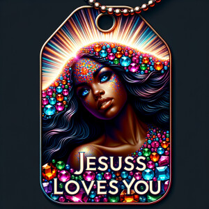 Design a tag that encapsulates a beautiful, colorful depiction o...