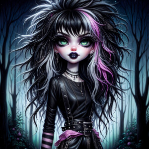 Create a detailed, high-definition image in the style of Anton S...