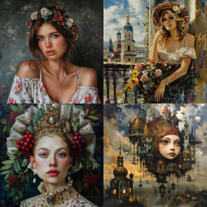 Нарисуй заброшенный кремль Москвы