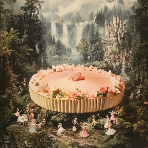 Please make a hyperrealistic vintage photo with fairy elf magica...