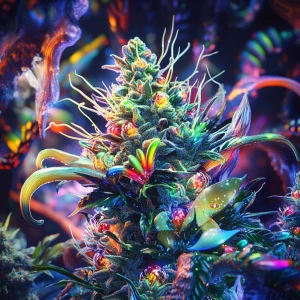 Hyperrealistic digital painting, Joe Madureira and Invader Zim s...