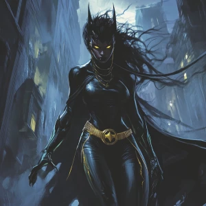 In the world where our valiant superheroine battles injustice wi...