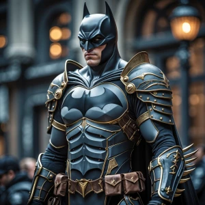 Batman in high fantasy armor