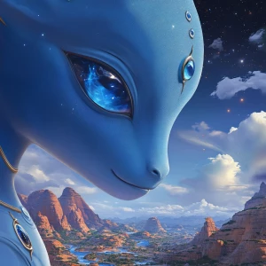 Alien Princess cosmic devour --sref 12