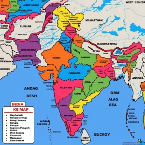 India ke maps se jammu kashmir rajasthan maharashtra punjab Assa...