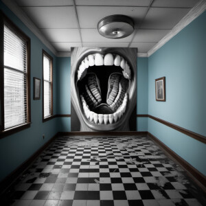 Dilapidated dentists office
