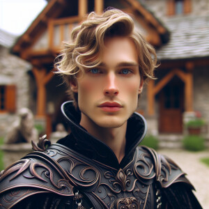 Caranthir-Ar-Fieniel from the Witcher. Black eldritch armor. Pal...