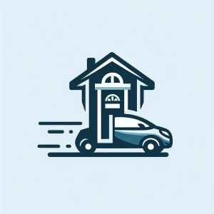 Logo for Doorstep Drive, a convenient car rental service that de...
