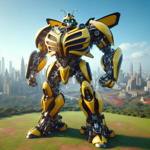 Bumblebee( bumblebee from transformers movie),8k resolution, HDR...