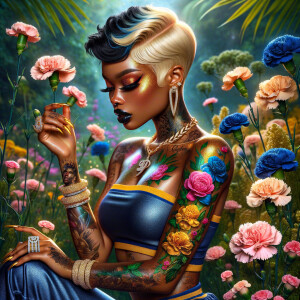 Prompt:
Full image view ultra realistic psychedelic airbrush gl...
