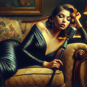 Inspired by the painting Virgil Elliott - The Songstress aka Ann...