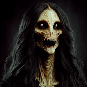 Create an image of the creature from "Frankenstein" by Mary Shel...