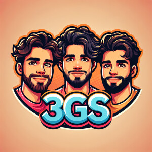 Create a logo for a twitch channel that includes 3 hispanic brot...