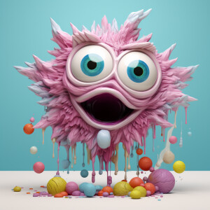 create a  ultra high resolution 3D eye catching, attention grabb...