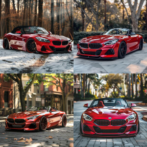 BMW z4 red