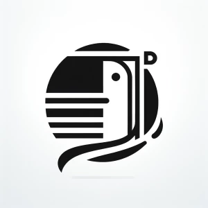 Create a minimalist, elegant logo for "Doorstep Drive" that comb...