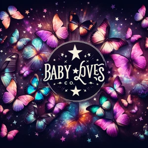 Create an image featuring the Baby Loves Co. logo prominently di...