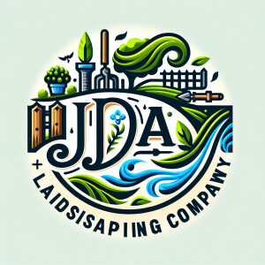 When a logo with the letters, JDA or JAL Albrights landscaping c...