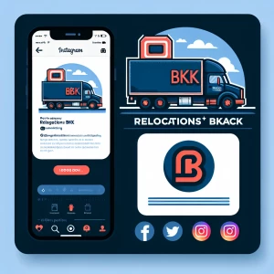 Diseñar una imagen de perfil para Instagram de la empresa "Mudan...