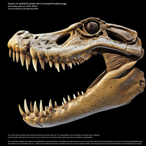 "Examine the skeletal structure displayed in this image, particu...