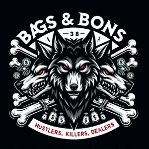 That sounds like an intense and dynamic logo concept! Here's how...