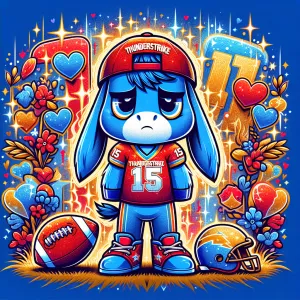 Create a high-resolution, cartoon-style digital illustration of...