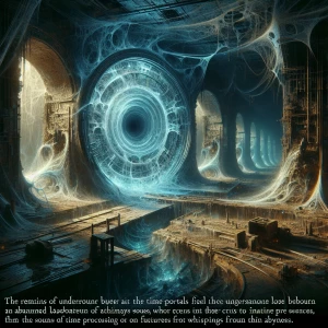 "In the decaying remnants of an ancient laboratory, hidden deep...