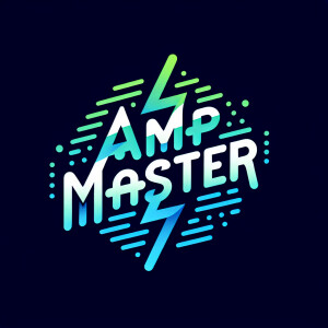 Сделай логотип со словом ampmaster