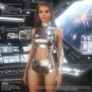 “A full-body image of Dahlia Valentina ( fit tall supple well en...