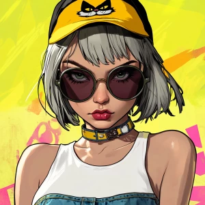 young, rebellious gta-style character. The character should have...