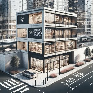 Make a small plot with underground parking and ground floor at s...