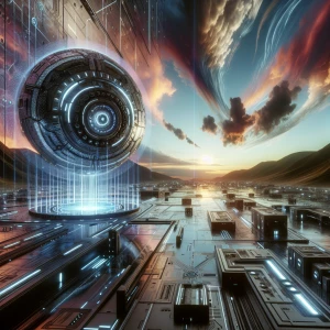 Make futuristic, digital and innovative image of technology and...