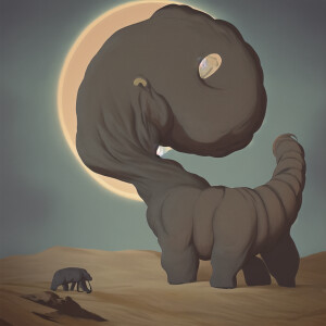 Mammoth eclipse