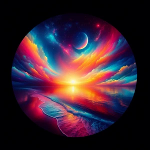 I want a bright with all the colours but still calming it should...