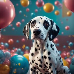 Cute CGI 3d Dalmatian
