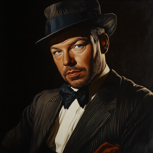 Masterpiece dapper portrait of tintin by studio harcourt, by Arl...