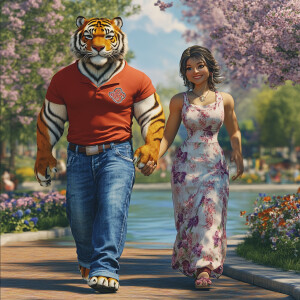 Create a highly realistic image of a muscular, anthropomorphic m...