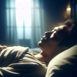 Image of someone in deep sleep