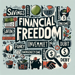 Financial freedom bullet points words