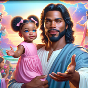 Create a 3D realistic artwork featuring the phrase 'Jesus Saves'...