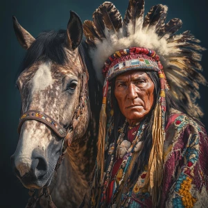 Develop an 8K Ultra HD photorealistic image depicting the Native...