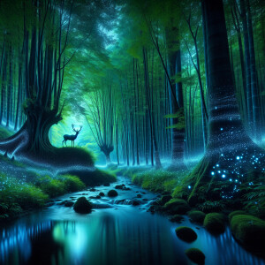 Create a breathtaking, hyper-realistic scene set in an exquisite...