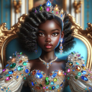 A realistic airbrushed illustration of a light-skinned light ski...