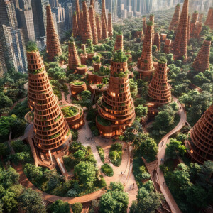 How will a sustainable future city with terracotta look like