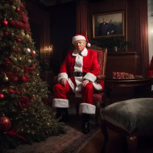 Generate a photo realistic image of the former president Donald...