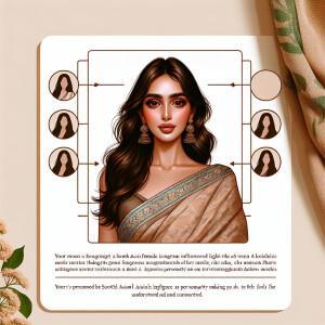 velop a character profile for an Indian female Instagram influen...